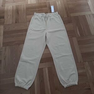 Uniqlo Cream Track Pants